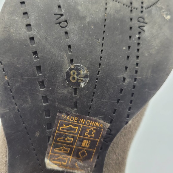 Dolce Vita DV Calia Tan Suede Strappy Ankle Booties Womans Size 8.5 - Picture 7 of 7